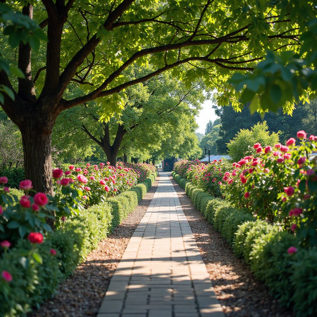 Spazierwege im Park